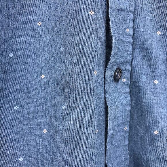 Ben Sherman Mens Button Down Shirt L Collared Long Sleeve Pocket Cotton Blend - Picture 5 of 5